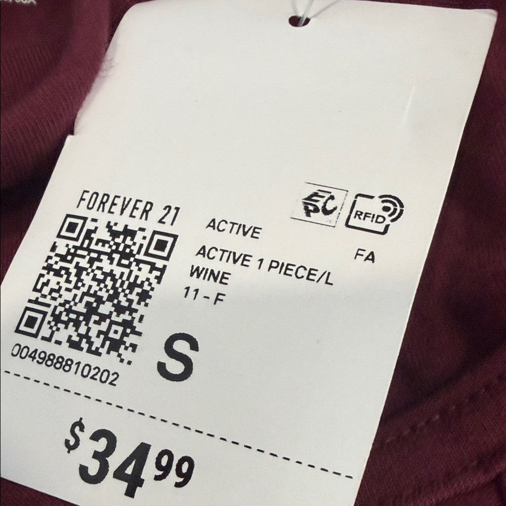Forever 21 Deep Red Garment - Picture 3 of 3